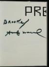 Andy Warhol: America, first edition, signed by Warhol